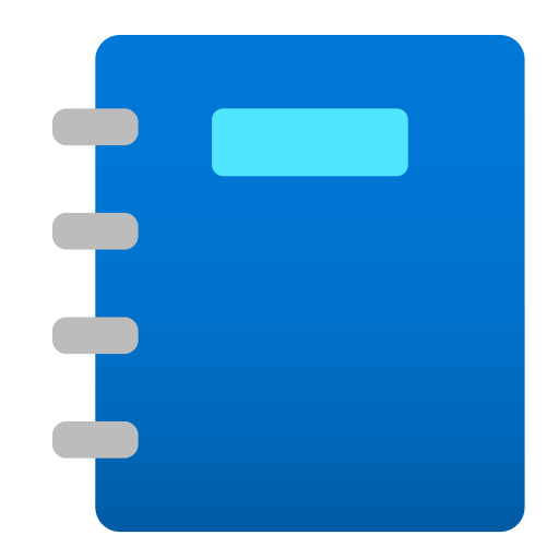 Notebook icon preview