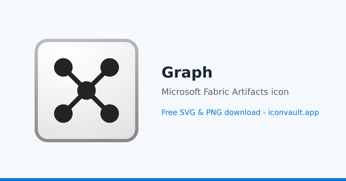 Graph - Microsoft Fabric Artifacts Icon | Free SVG & PNG